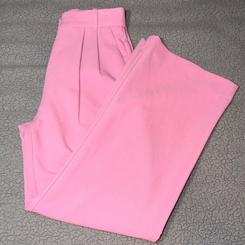 Abercrombie & Fitch Pink Wide Leg Pants